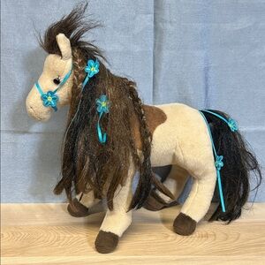 Douglas Toy Plush Horse Flower PRINCESS Animal by Cuddle Toys 12 inches